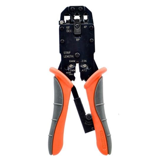 Goldtool GOLDTOOL 3 Way Modular Crimping Tool for 8P, 6P, 4P Tool. TTK-088