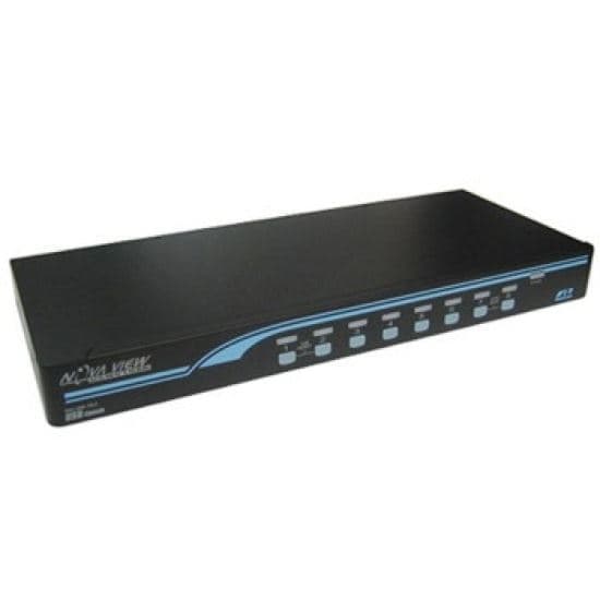 Rextron REXTRON 1-8 USB/PS2 Hybrid KVM Switch with USB Console Ports. UCNV108D