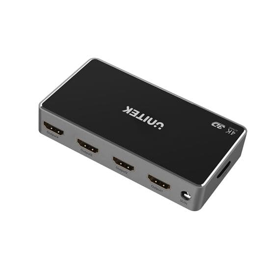 Unitek UNITEK 1-In-4-Out 4K HDMI 1.4 Splitter. Supports up to 4K@30Hz V1109A