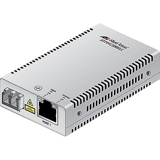 Allied Telesis AT-MMC2000/LC-960 10/100/1000T to 1000SX/LC MM Media & Rate Converter- Multi-region PSU- TAA (Federal) 393841