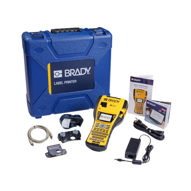 Brady M410 Handheld Label Printer with Accessories Kit 491943