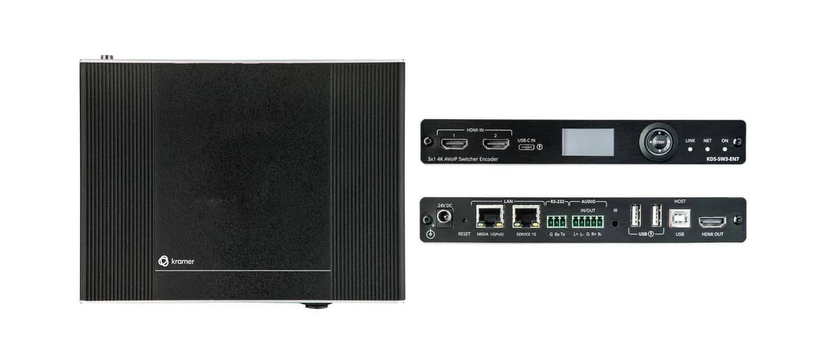 Kramer Kramer AVoIP Encoder Switcher with Dante 494126