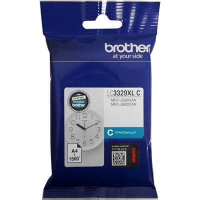 Brother Brother LC3329XLC Cyan High Yield Ink Cartridge LC3329XLC