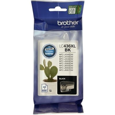 Brother Brother LC436XLBK Black Ink Cartridge LC436XLBK