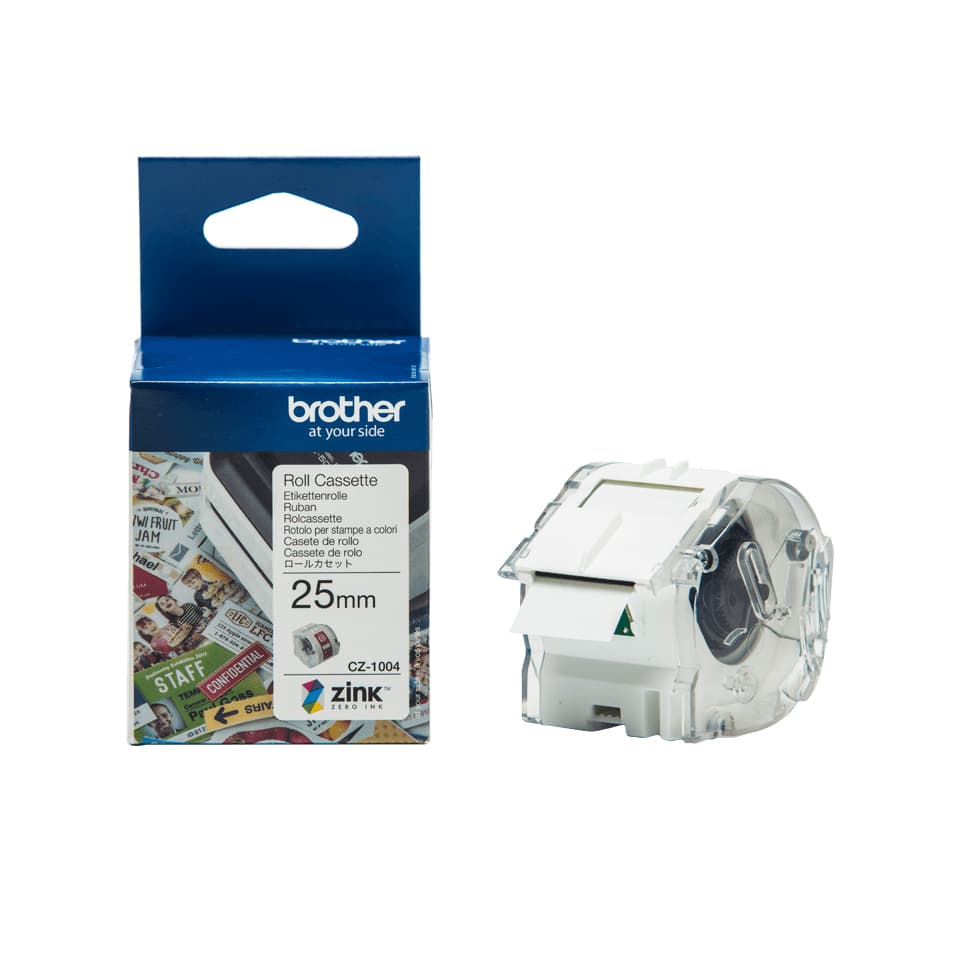 Brother Brother CZ-1004 25mm Printable Roll Cassette BCZ1004