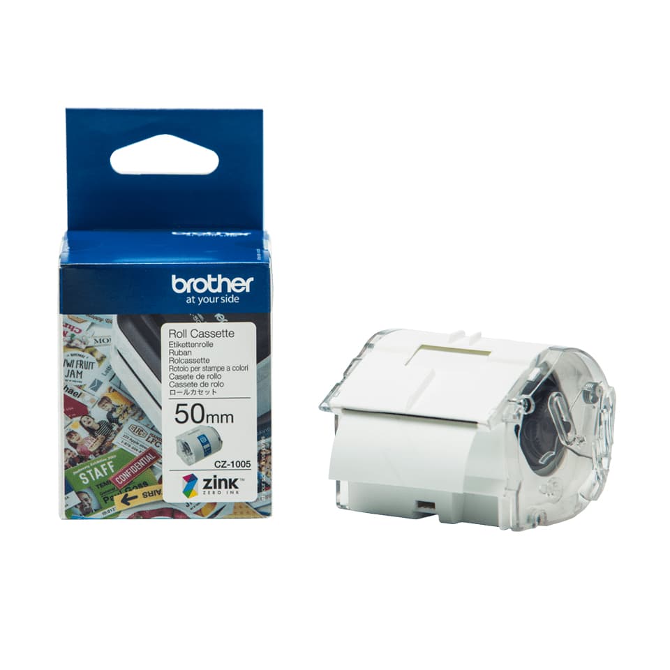Brother Brother CZ-1005 50mm Printable Roll Cassette BCZ1005