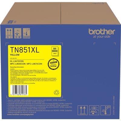 Brother Brother TN851XLY Yellow High Capacity Toner TN851XLY