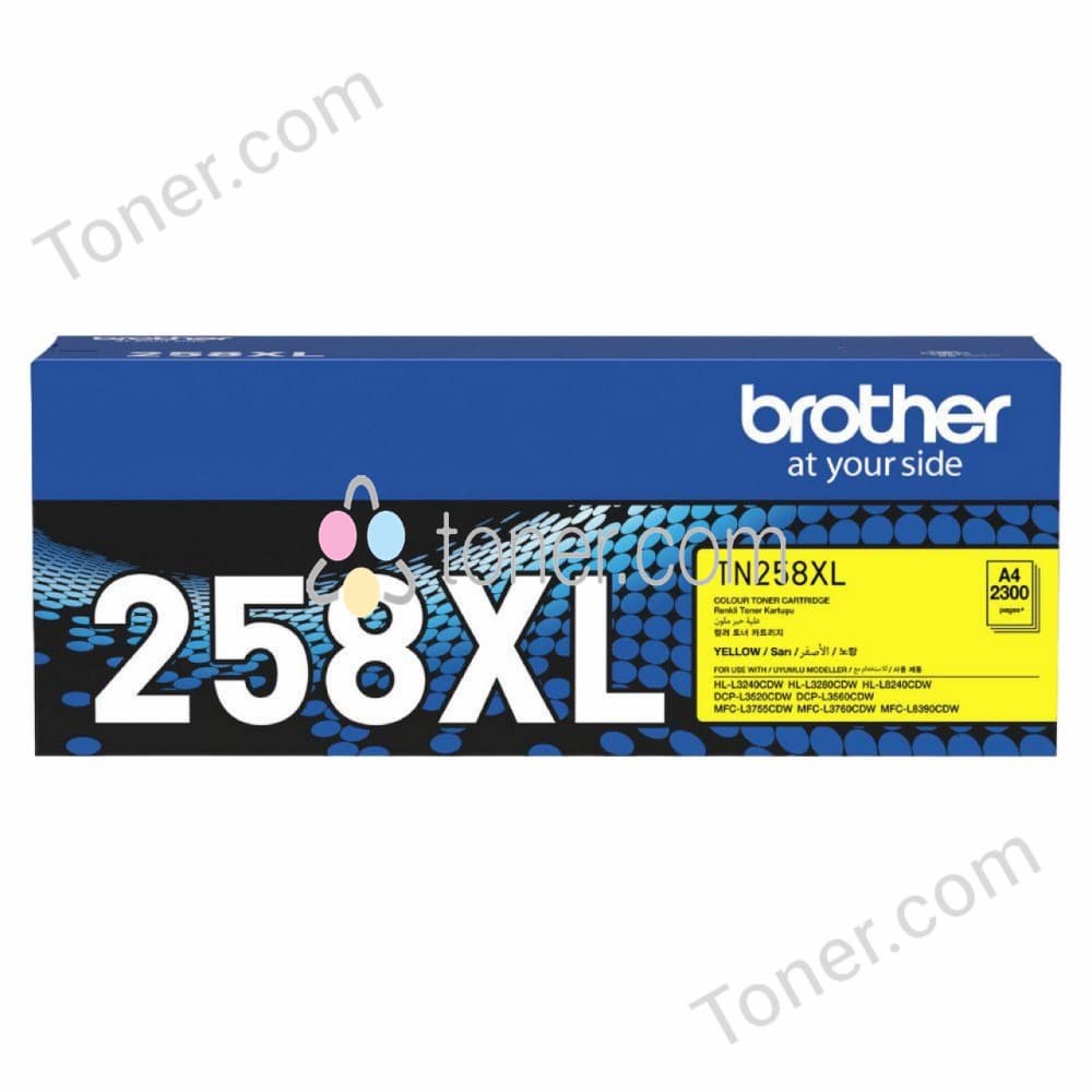 Brother Brother TN258XLY High Yield Toner Yellow TN258XLY