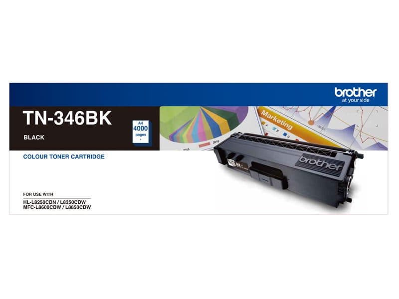Brother Brother TN-346BK Black High Yield Toner TN346BK