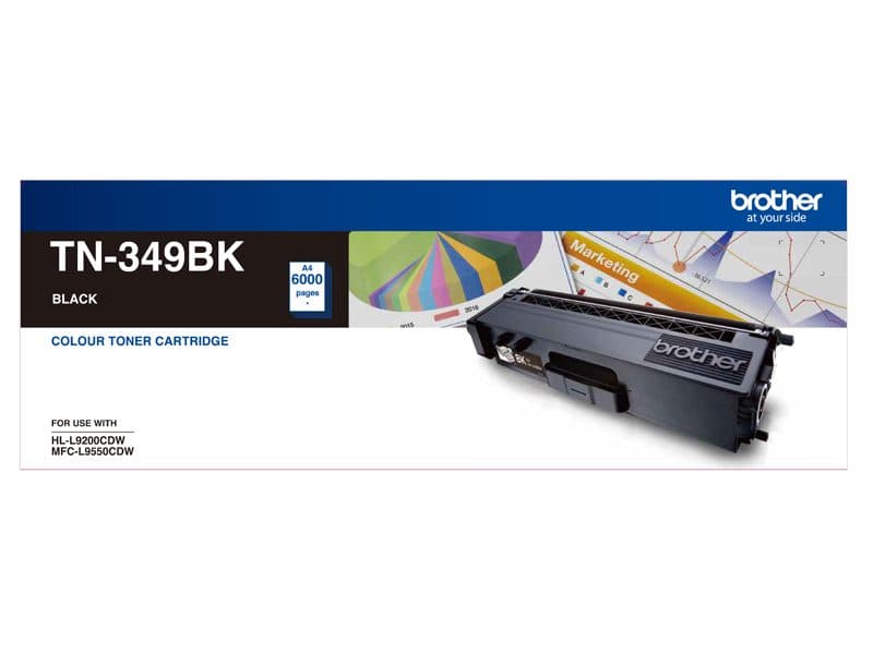 Brother Brother TN-349BK Black Super High Yield Toner TN349BK