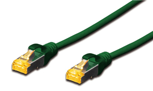Digitus Digitus S-FTP CAT6A Patch Lead - 0.25M Green CA9300G