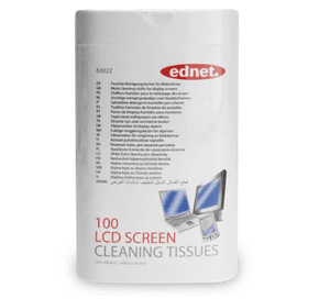 Ednet Ednet Screen Cleaning Wipes Tub - 100 DC2035