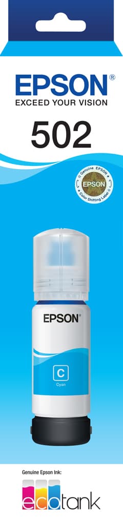 Epson Epson T502 Cyan Ink Bottle C13T03K292