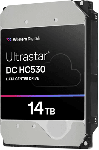 Western Digital WD Ultrastar DC HC530 SATA 3.5" 7200RPM 512MB 14TB NAS HDD HD1666