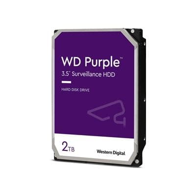 Western Digital WD Purple SATA 3.5" 5400rpm 64MB 2TB Surveillance HDD 3Yr Wty WD23PURZ