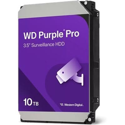 Western Digital WD Purple Pro 10TB SATA 3.5" 7200RPM 512MB Surveillance HDD 3Yr Wty WD102PURP