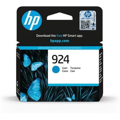 HP HP 924 Cyan Original Ink Cartridge 4K0U3NA