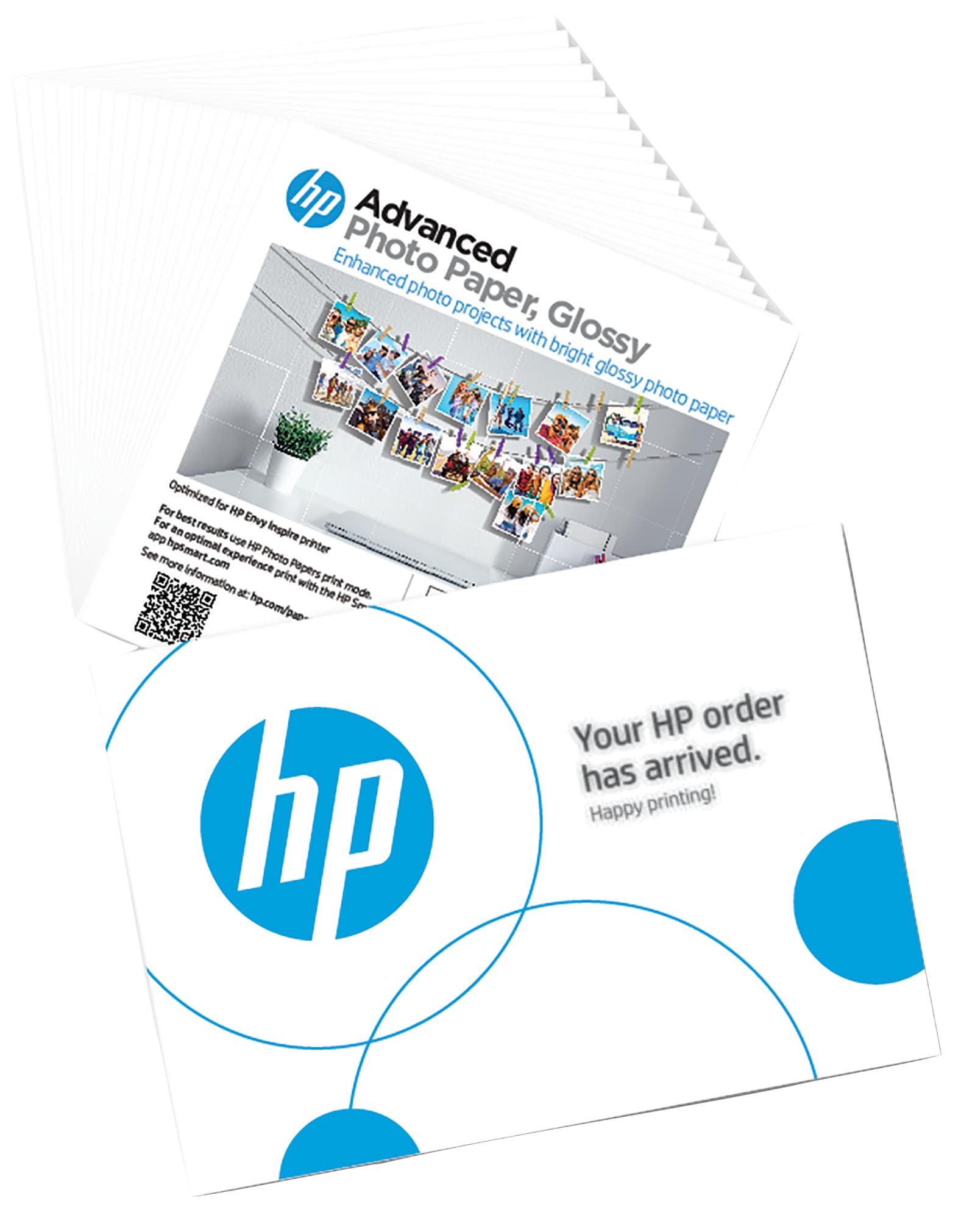 HP HP Advanced Photo Paper Glossy 5x5in 20 sheet HPJ8550