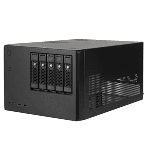 SilverStone SilverStone CS351 mATX Black Storage Desktop with 5 Hotswap Bays HT6073B