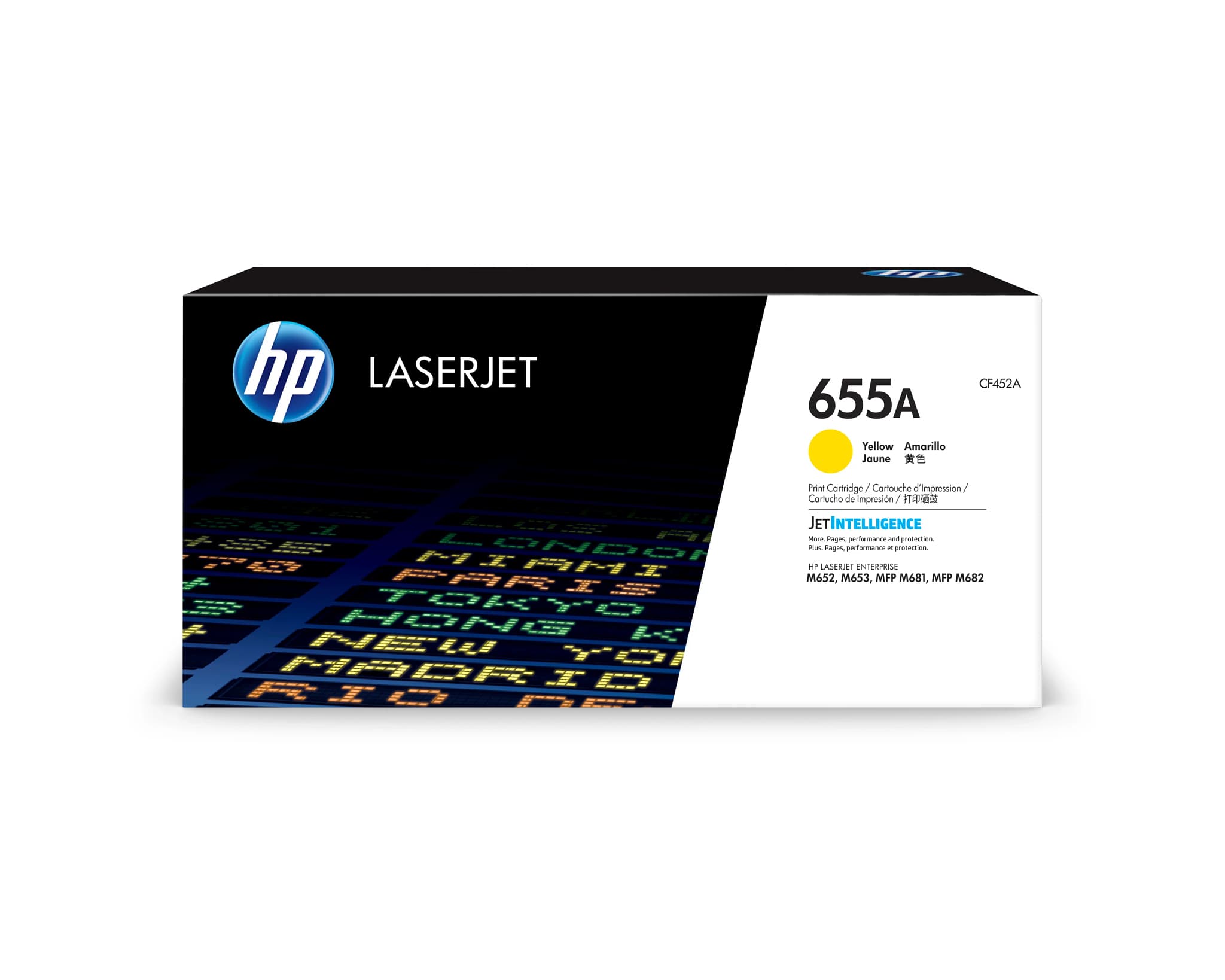 HP HP 655A Yellow Original LaserJet Toner Cartridge CF452A