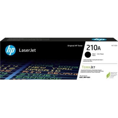 HP HP 210A Black Original LaserJet Toner Cartridge W2100A