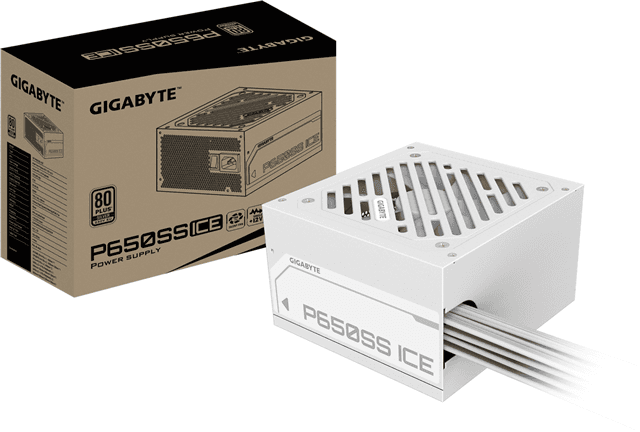 Gigabyte Gigabyte GP-P650SS ICE 650W ATX Silver PSU 3yr wty HW7717