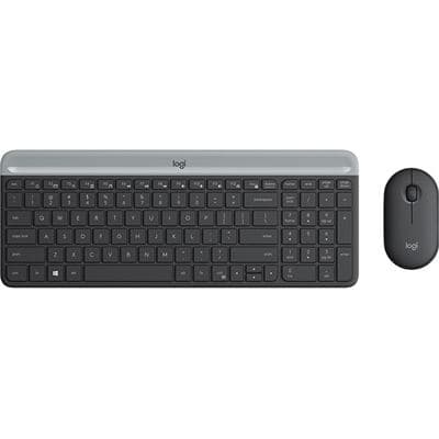 Logitech Logitech MK470 Slim Wireless Desktop Kit Black 920-009182