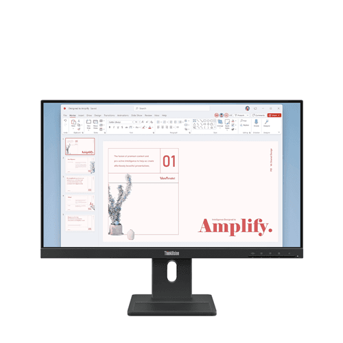 Lenovo Lenovo ThinkVision E24-40 23.8" FHD (VGA+DP+HDMI) 3 Year Warranty 64BAMAR1AU