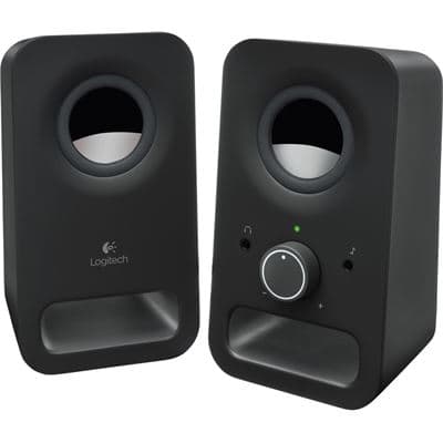 Logitech Logitech Z150 Black 2.0 Channel 3W Multimedia Speakers 980-000862