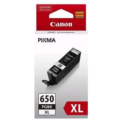 Canon Canon PGI650XLPGBK Black High Yield Ink Cartridge PGI650XLPGBKOCN