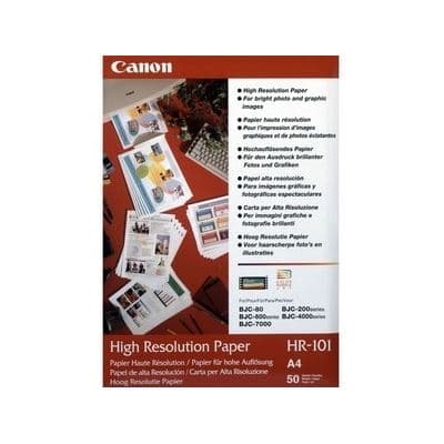 Canon Canon HR-101N A4 High Resolution 106gsm Photo Paper - 200 Sheets HR-101
