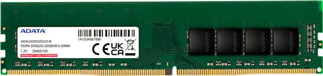 Adata Adata Premier 16GB DDR4 3200 2048X8 DIMM  Lifetime wty RM3411