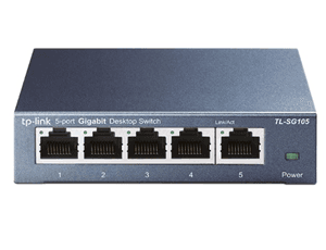 TP-Link TP-Link SG105 5 Port Gigabit Switch Steel Case TP4010