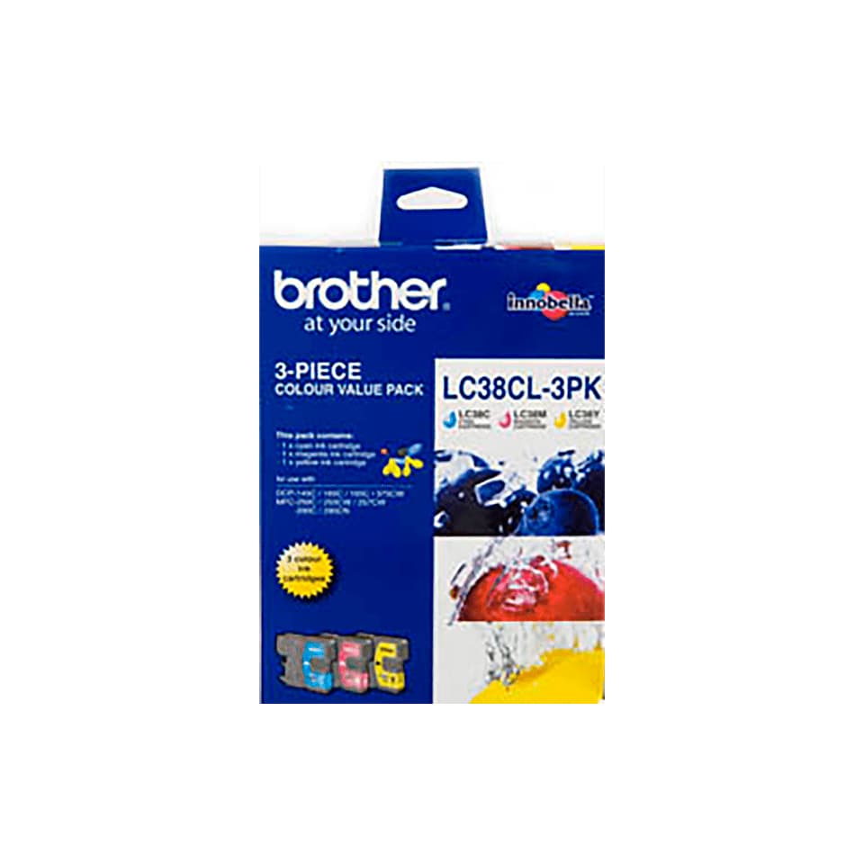 Brother Brother LC38 CMY Colour Pack B38CMY