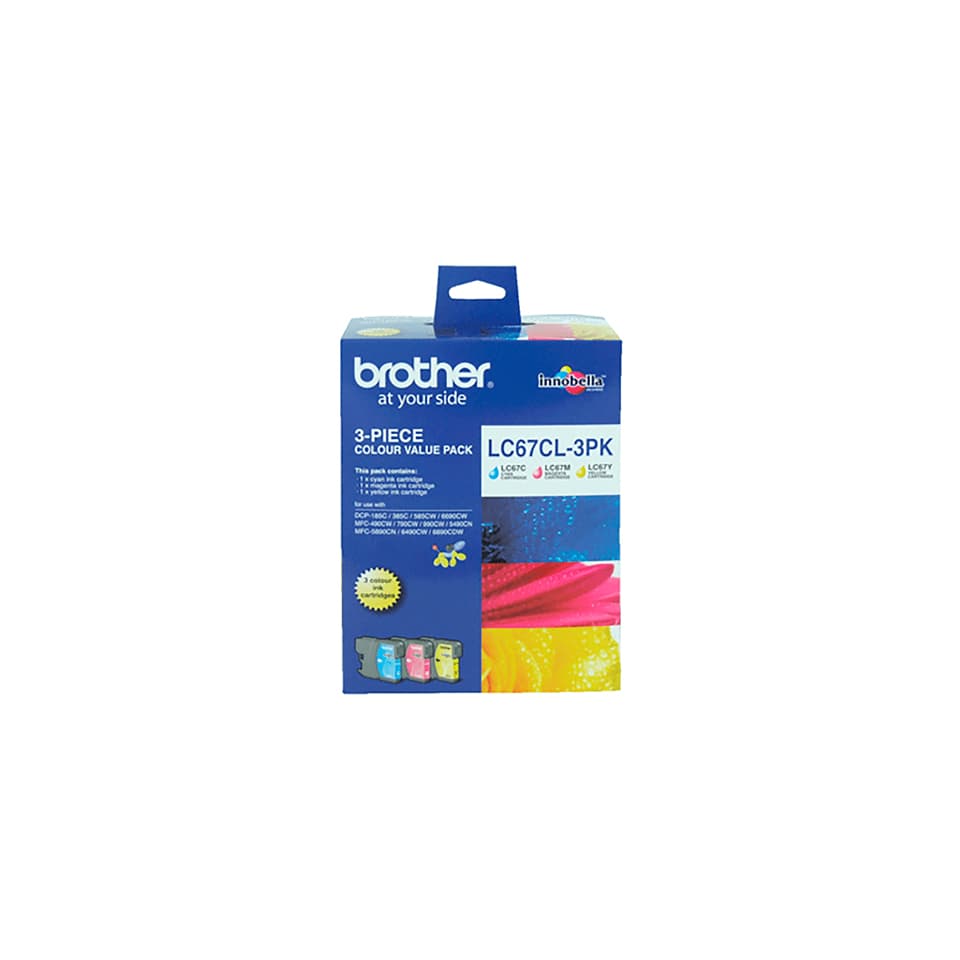 Brother Brother LC67 CMY Colour Pack B67CMY