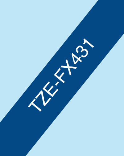 Brother Tape Black on Red TZEFX431 BTZEFX431