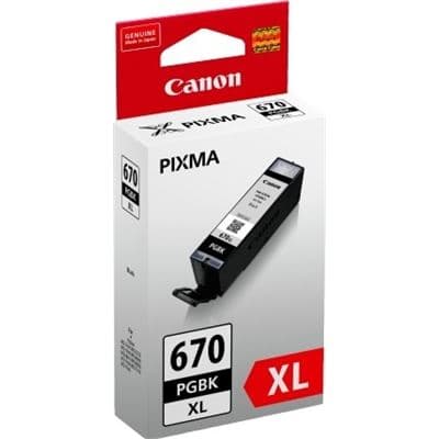 Canon Canon PGI670XL Black Ink Cart CI670XLB