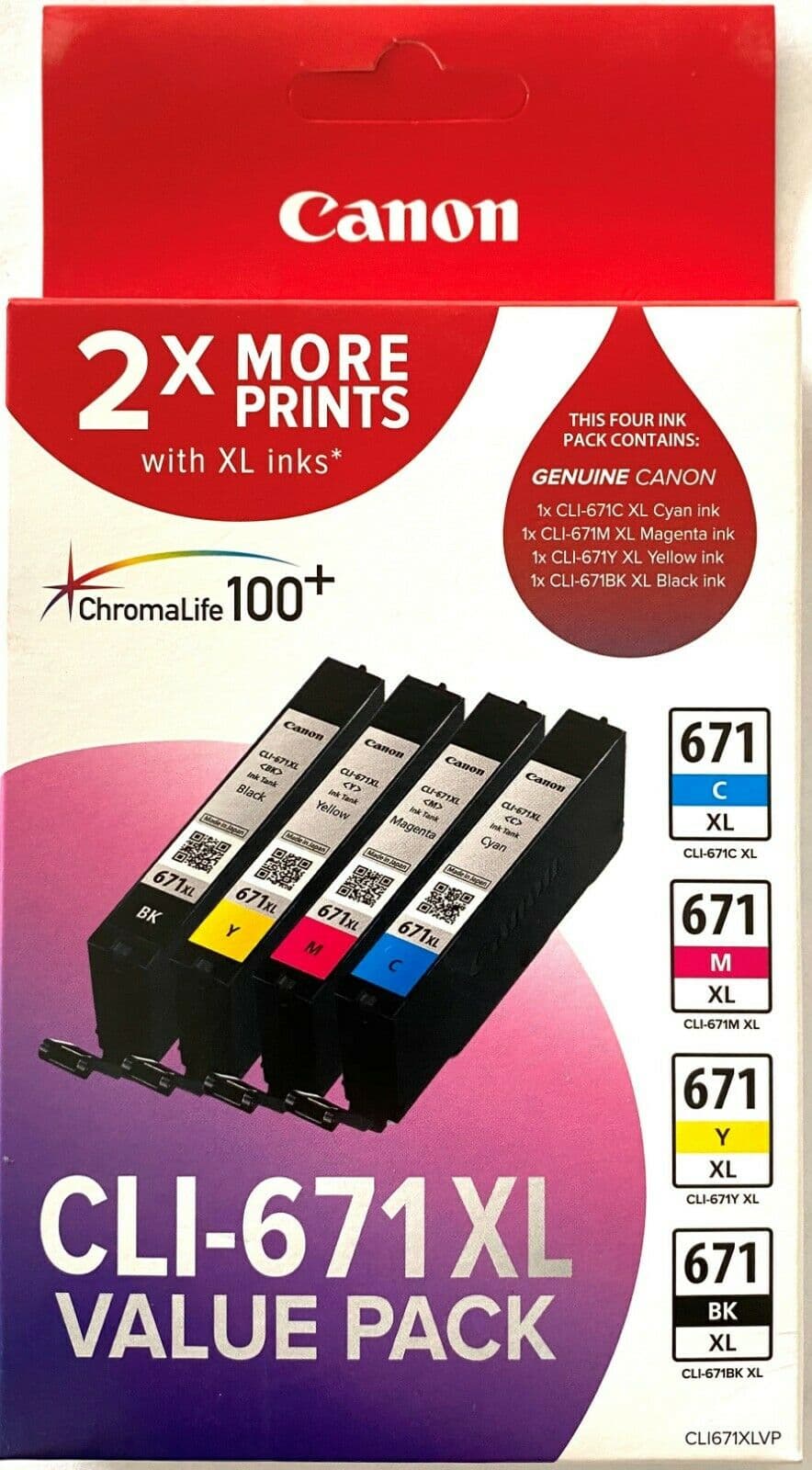 Canon Canon CLI671XL Value Pack CI671XLVP