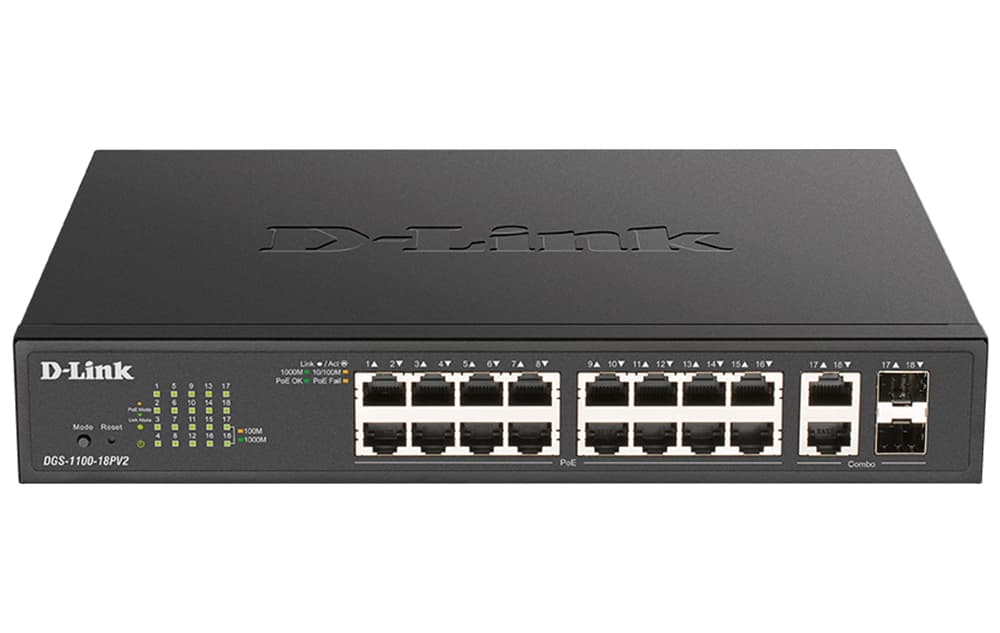 D-Link D-Link 18-Port Managed Switch DLDGS110018PV2