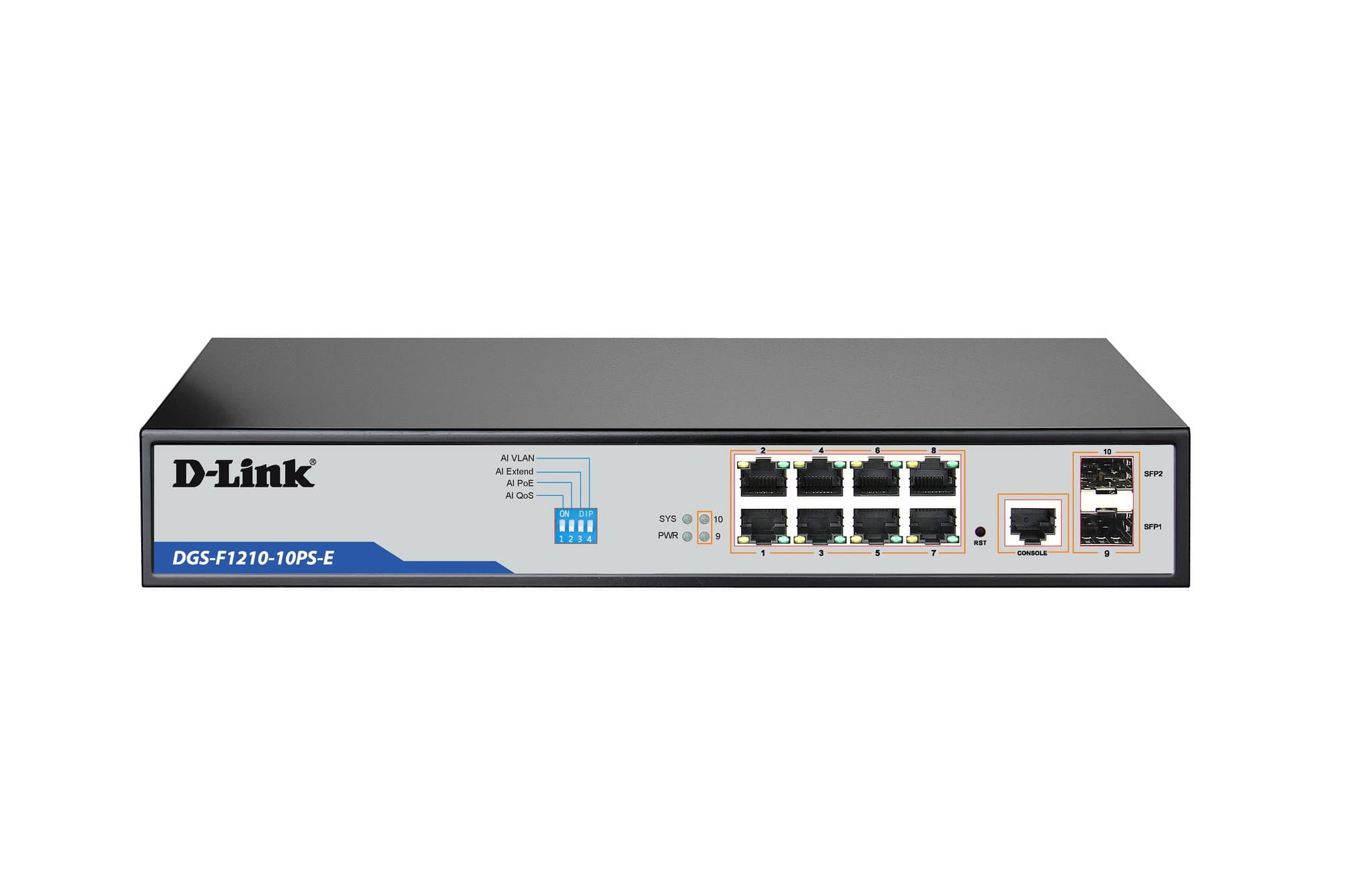 D-Link D-Link DGS-F1210-10PS-E Switch DLDGSF121010PSE