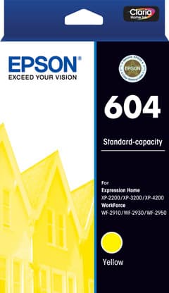 Epson 604 Std Yellow Ink E604Y