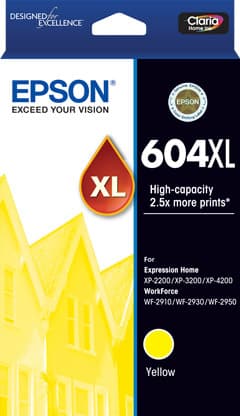 Epson 604 XL Yellow Ink E604YXL