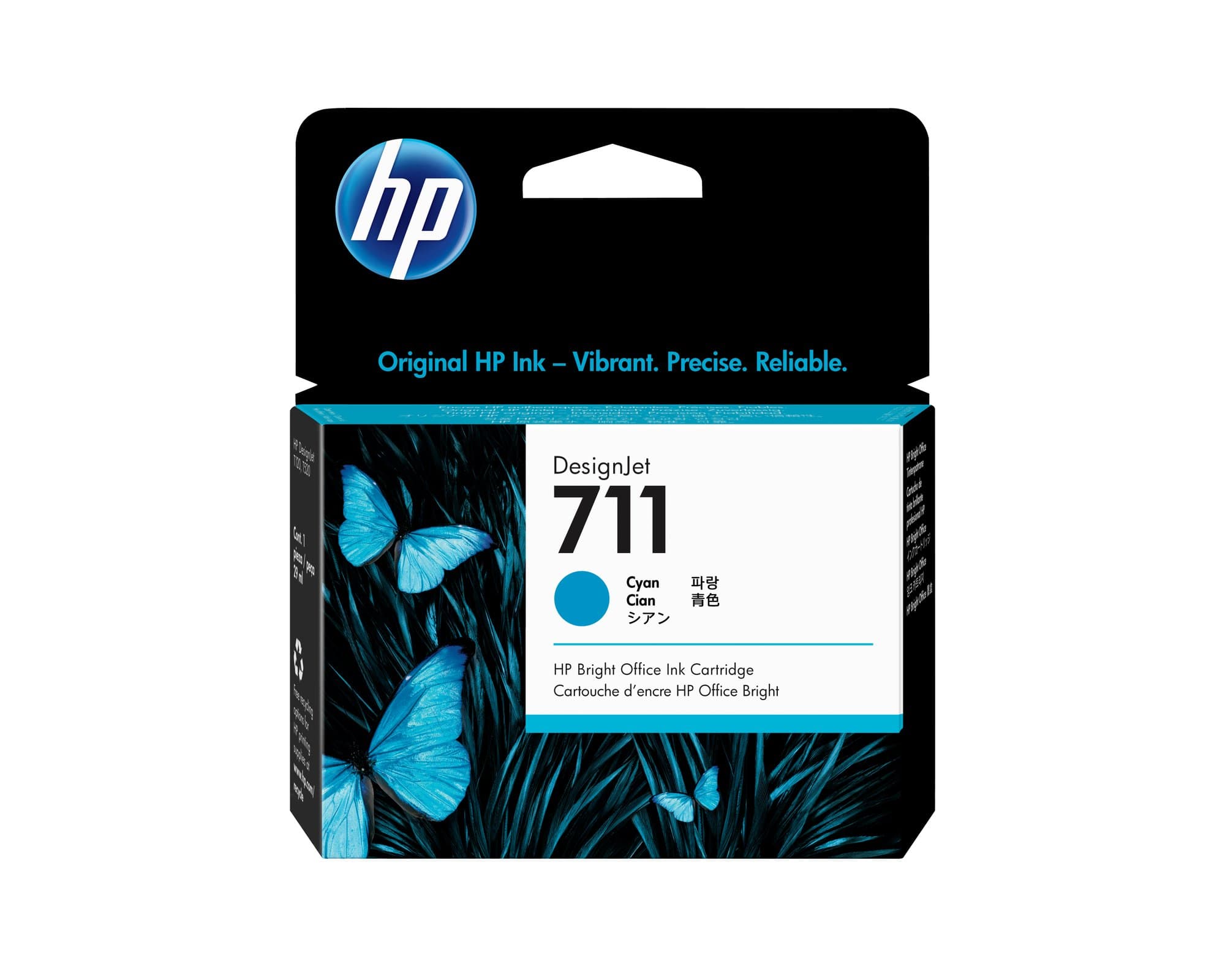 HP HP #711 29ml Cyan Ink CZ130A HI711C