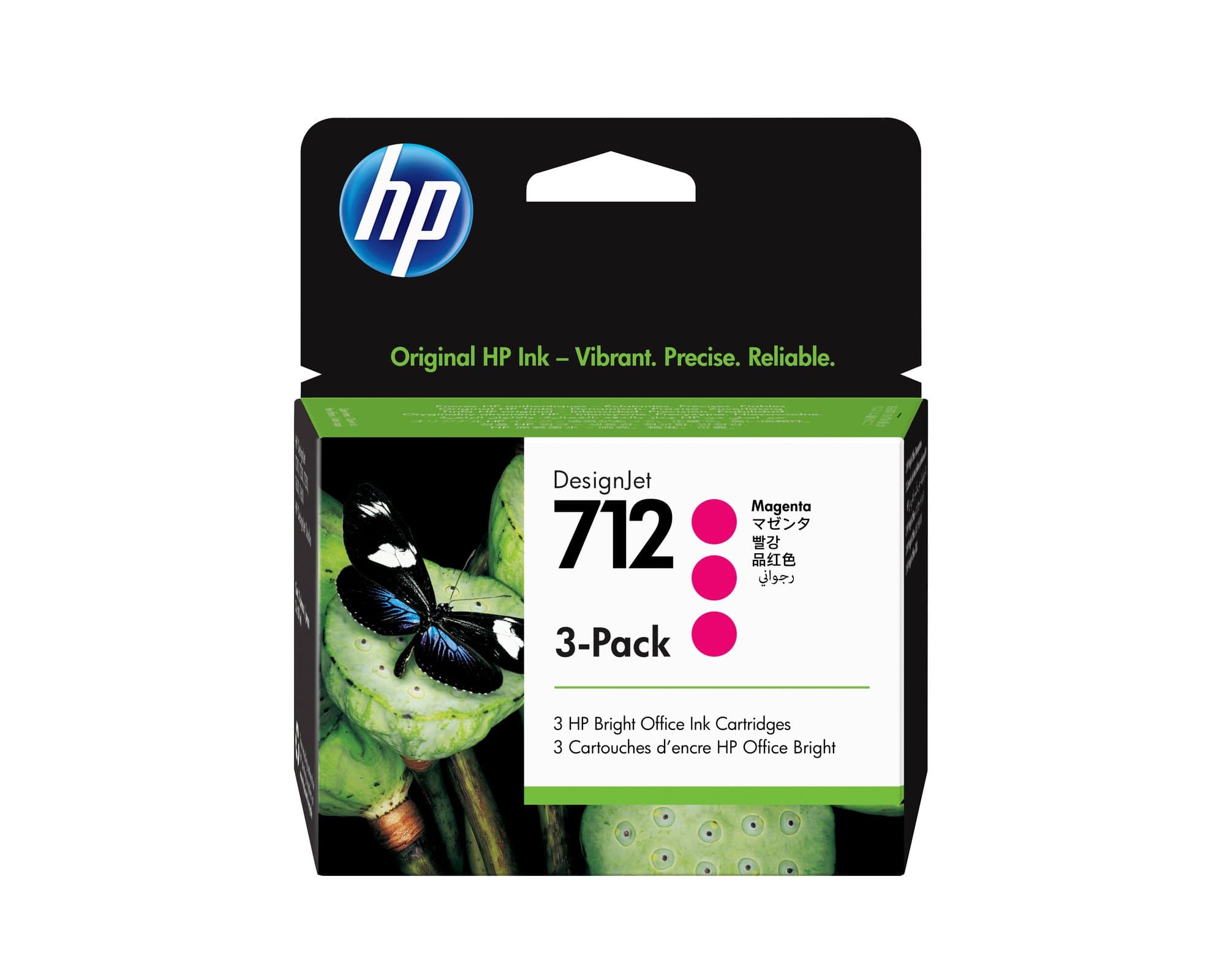 HP HP #712 29ml  Mag 3pk 3ED78A HI7123M