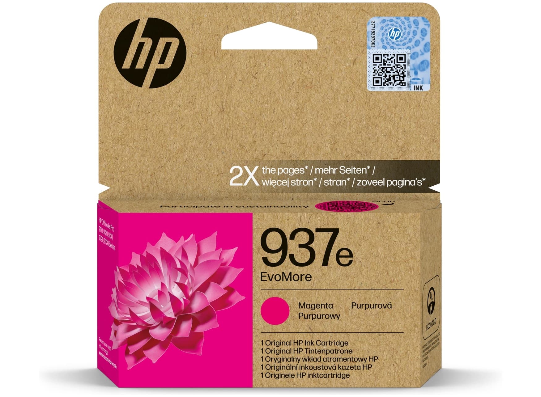 HP HP #937e Magenta Ink 4S6W7NA HI937EM