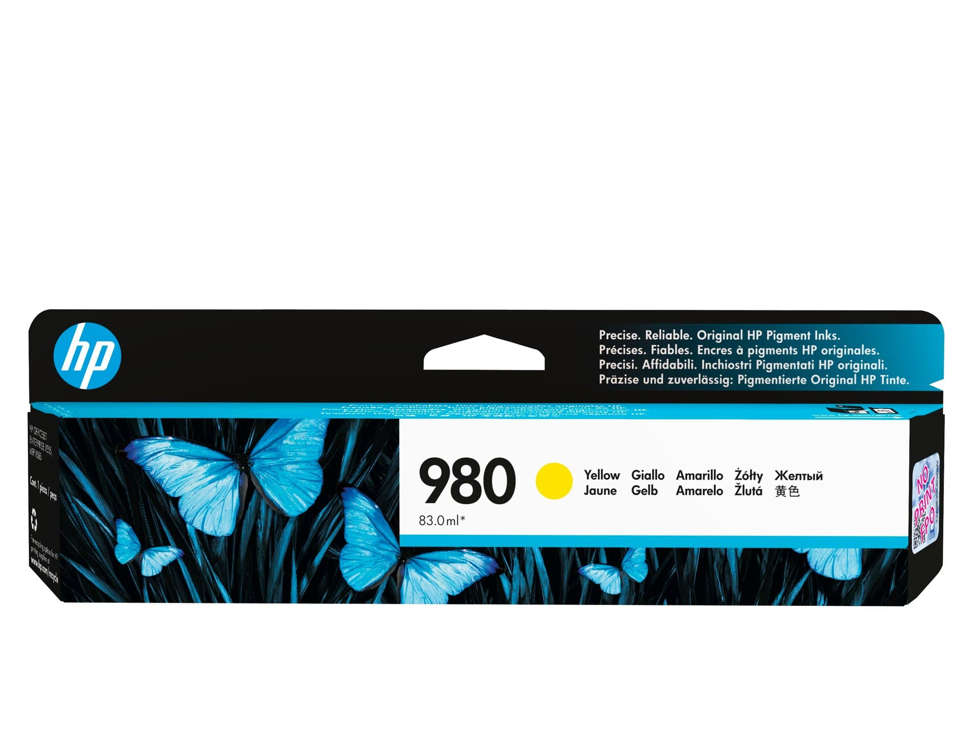 HP HP #980 Yellow Ink Cart D8J09A HI980Y