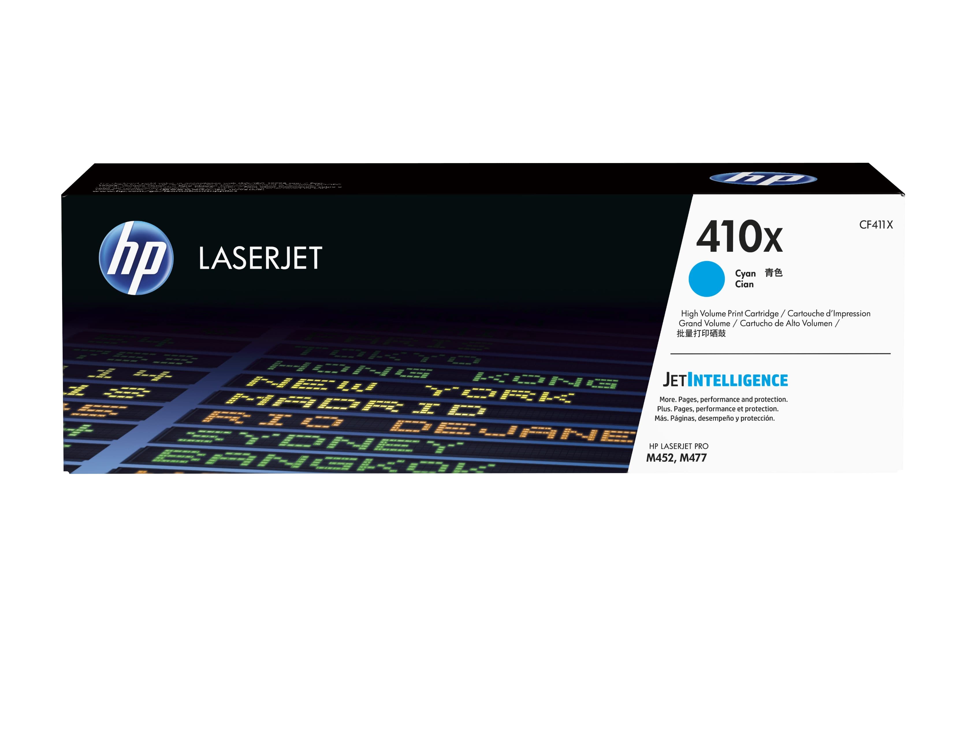 HP HP #410X Cyan Toner CF411X HT410CX