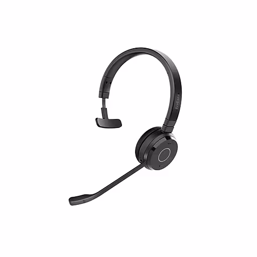 Evolve 65 TE Wireless (Bluetooth) Mono Headset MS USB-A (no stand) — Jabra
