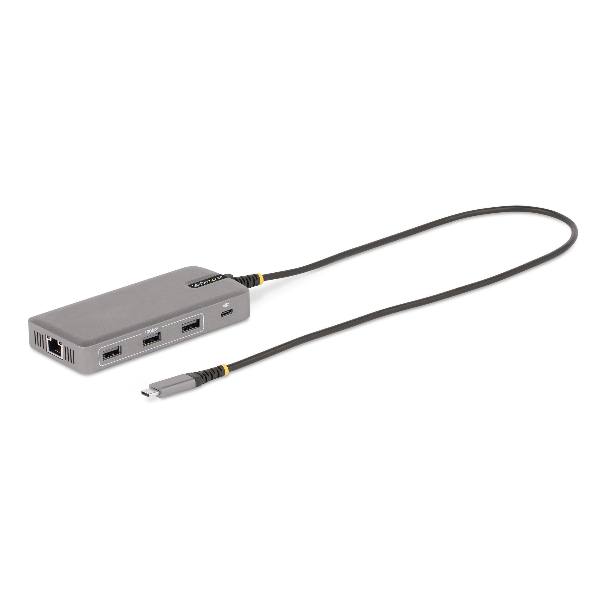 STARTECH.COM USB-C TRIPLE-MONITOR MULTIPORT ADAPTER, PD PASS-THROUGH, GBE 3 YR — STARTECH