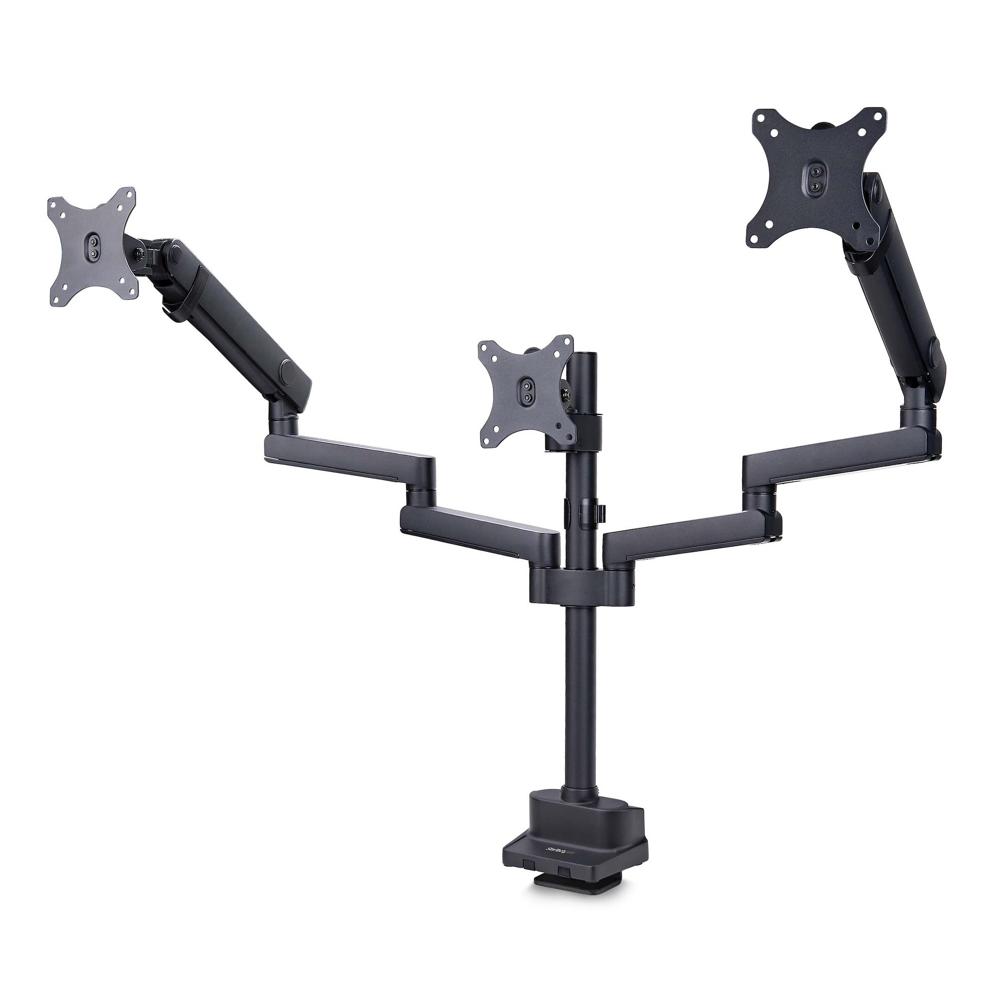STARTECH.COM TRIPLE MONITOR DESK MOUNT, VESA 75X75/100X100, 27IN SCREENS, 5 YR — STARTECH